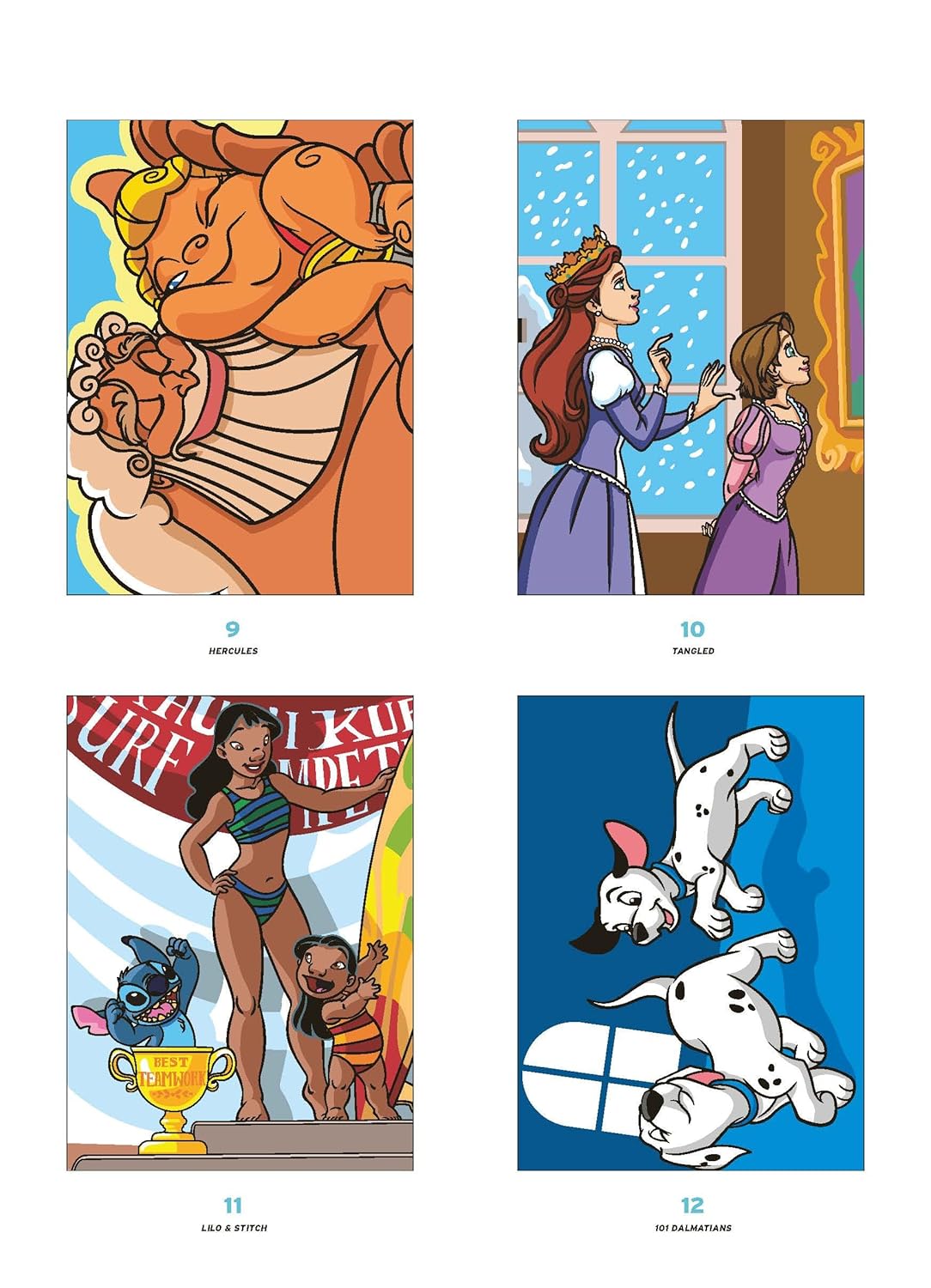 Mystery Colouring – Family | Disney Colour by Number Book | Reveal Iconic Disney Characters | Relaxing Creative Activity for Kids & Adults