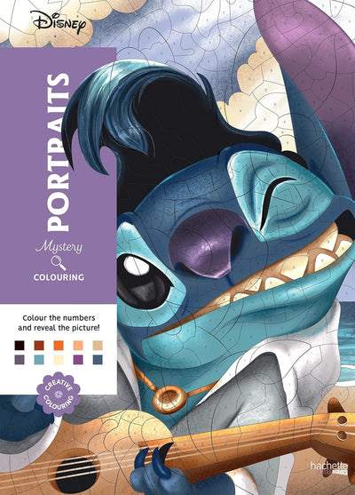 Mystery Colouring – Portraits Disney Colour by Number Book | Reveal Iconic Disney Characters | Relaxing Colouring Activity for Kids & Adults