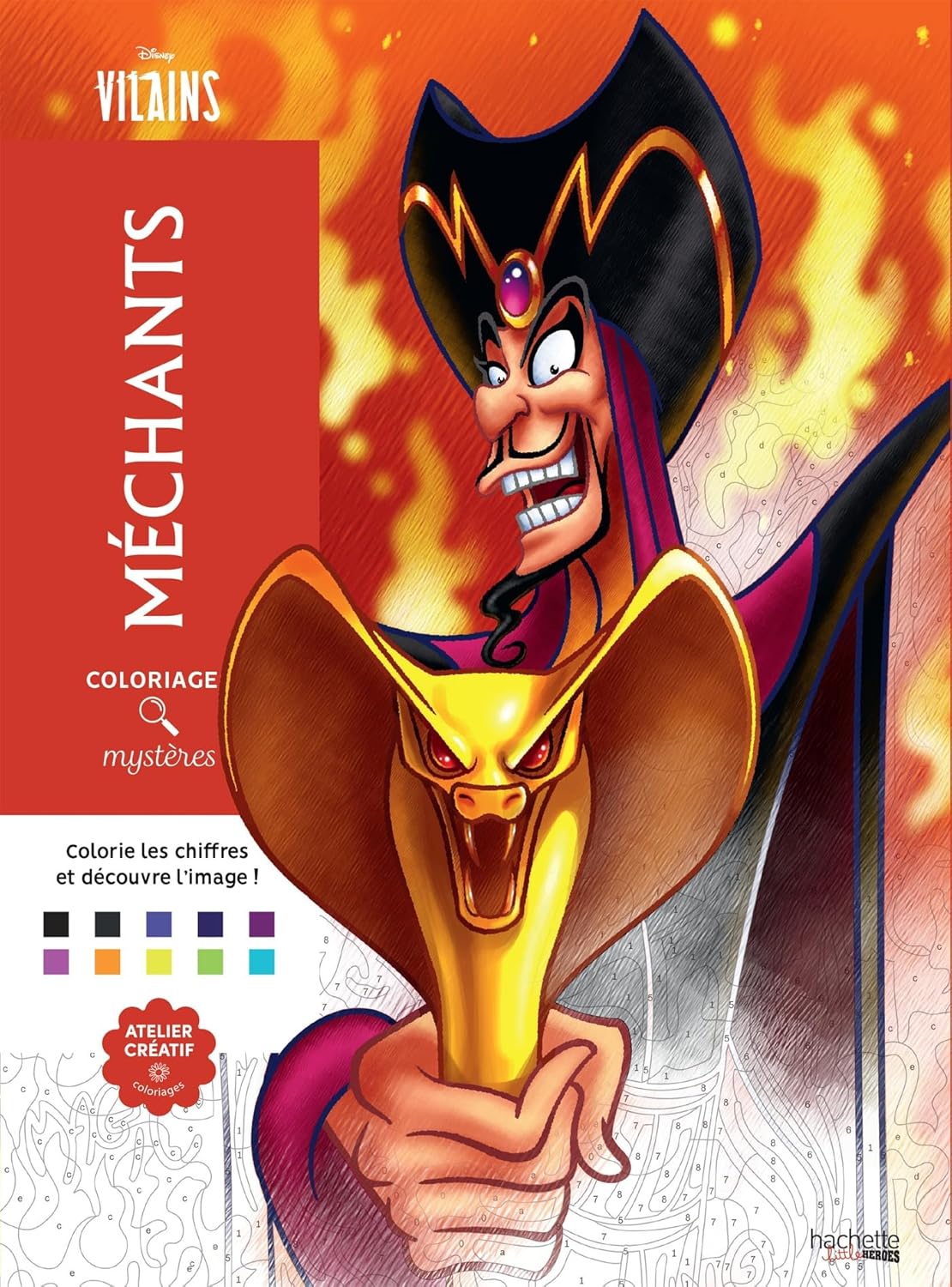 Coloriages Mystères Disney – Méchants | Livre de Coloriage Adulte & Enfant | Dessins Cachés des Villains Disney à Révéler | Cadeau Créatif