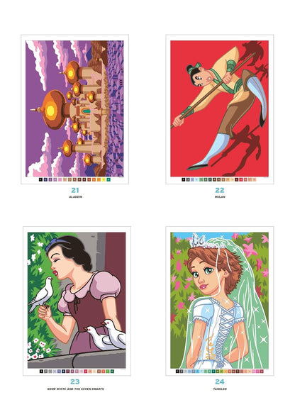 Mystery Colouring – Princesses: Disney Colour by Number Book | Reveal Iconic Disney Princess Characters | Relaxing Colouring Activity Book for Kids & Adults