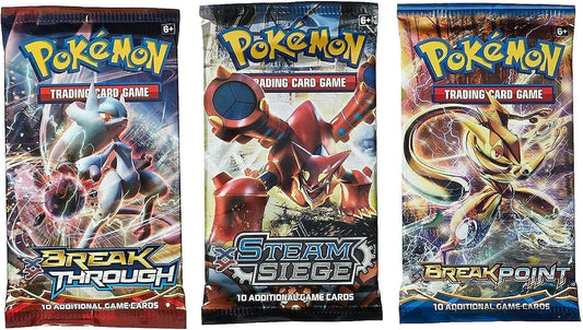 Pokémon Cards 3 Random Booster Packs Bundle | Authentic Pokémon TCG Packs | 30 Trading Cards from Selected Expansions | Collectible Pokémon Card Pack Set