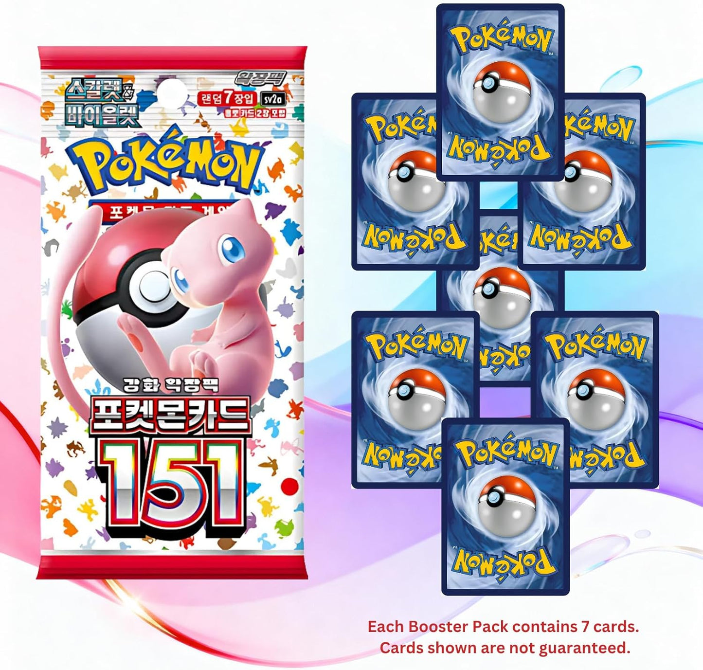 Pokémon 151 Korean Booster Packs (3 Pack Bundle) – Scarlet & Violet Pokémon Cards Set | Authentic Korean Pokémon TCG 151 Cards | That Mouse Fashion