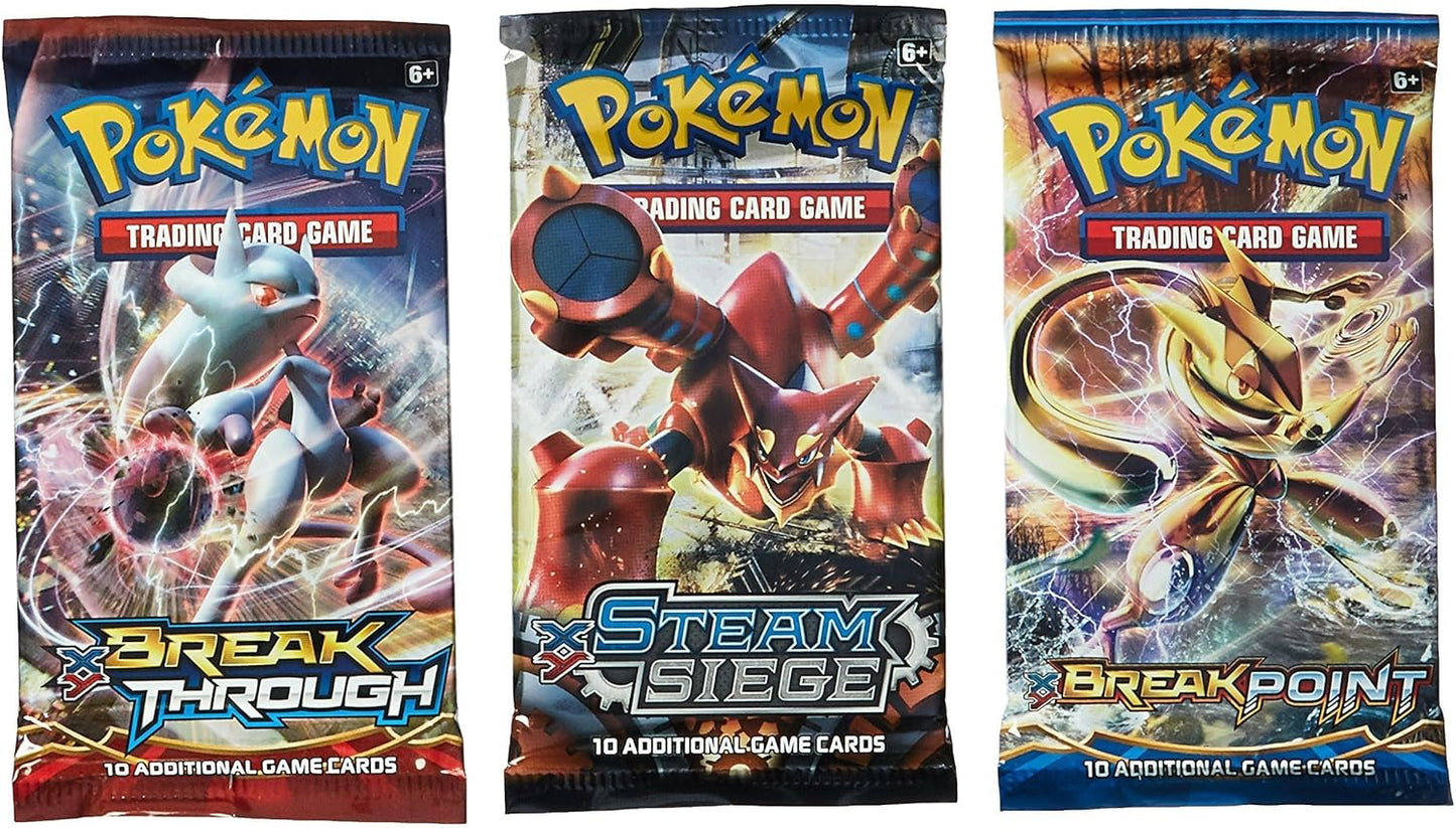 Pokémon Cards 3 Random Booster Packs Bundle | Authentic Pokémon TCG Packs | 30 Trading Cards from Selected Expansions | Collectible Pokémon Card Pack Set
