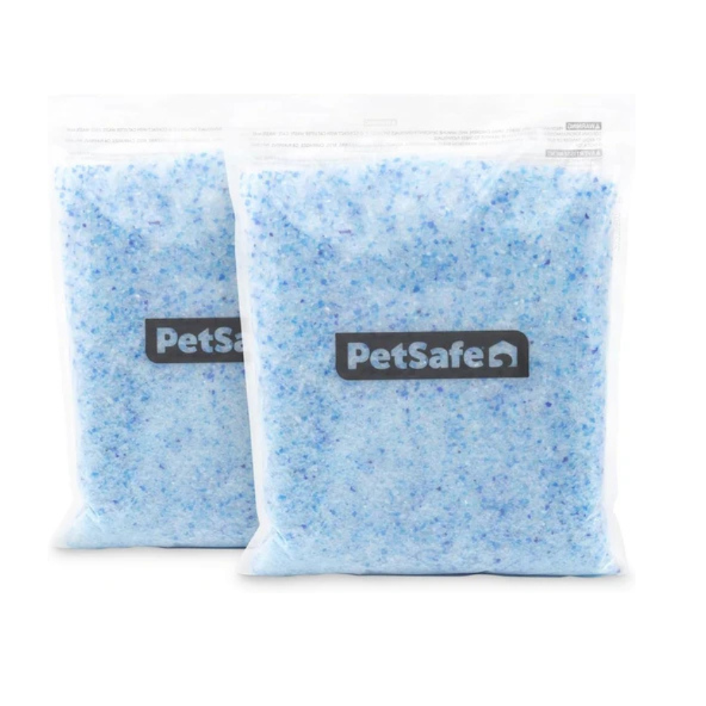 PetSafe ScoopFree Premium Crystal Cat Litter 2 Pack – Odor Control – Low Tracking – Dust Free Non Clumping Crystal Litter