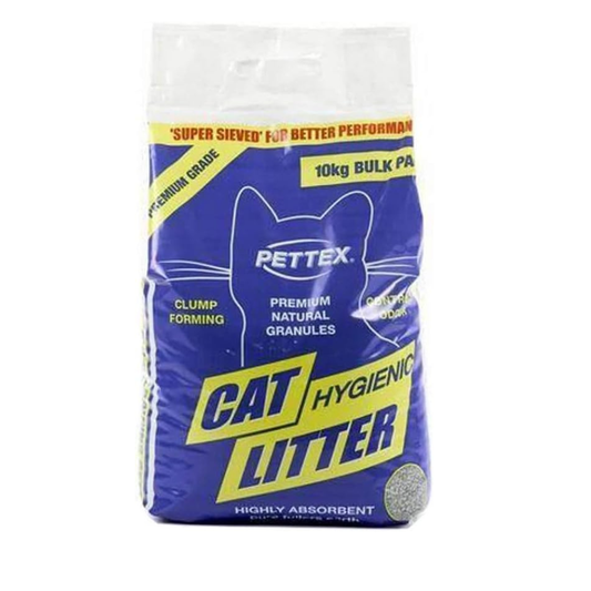 Pettex Premium Cat Litter 10kg – Clumping Clay Litter – Odour Control – Highly Absorbent Cat Litter Pack of 1