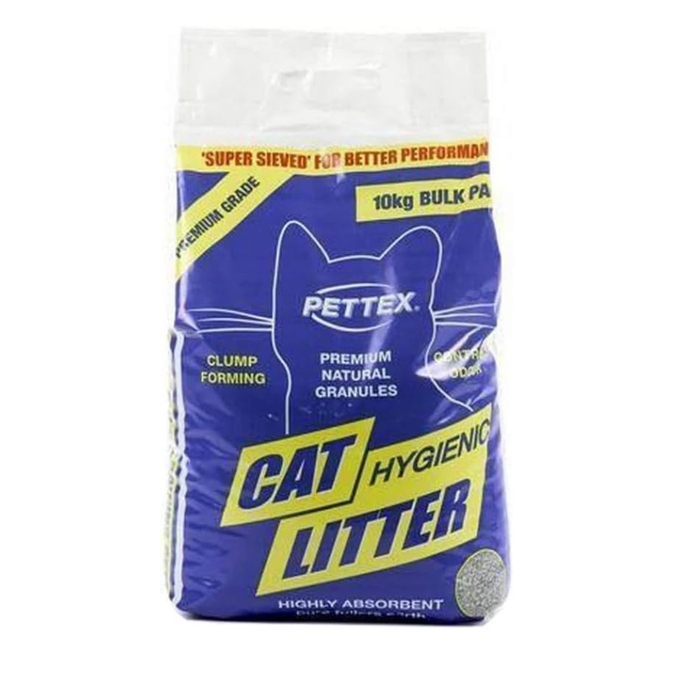 Pettex Premium Cat Litter 10kg – Clumping Clay Litter – Odour Control – Highly Absorbent Cat Litter Pack of 1