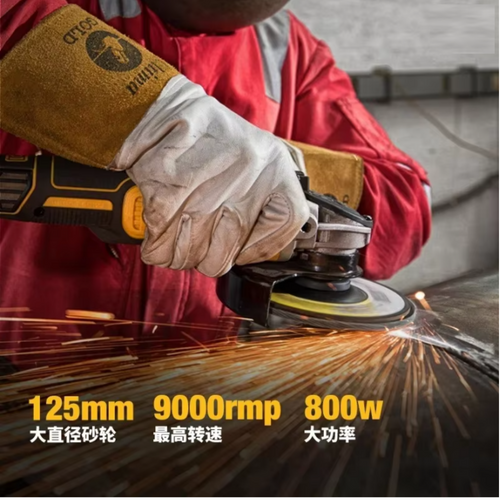 125mm Cordless Brushless Angle Grinder - 18V Lithium-Ion Flat Head Cutting Tool (Bare Unit)