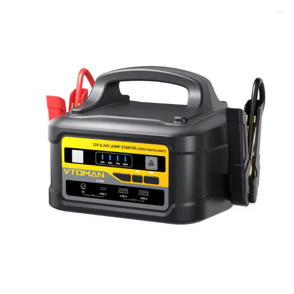 VTOMAN VT-PRO 10000A Jump Starter 58800mAh Portable Power Pack - 12V/24V Heavy Duty Battery Booster Box