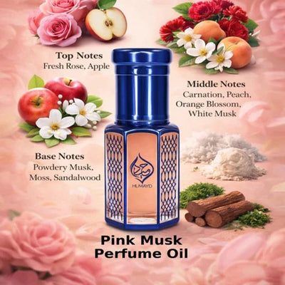 6ml Musk Perfume Oils - Arabian Attar Roll-On Alcohol Free Fragrance