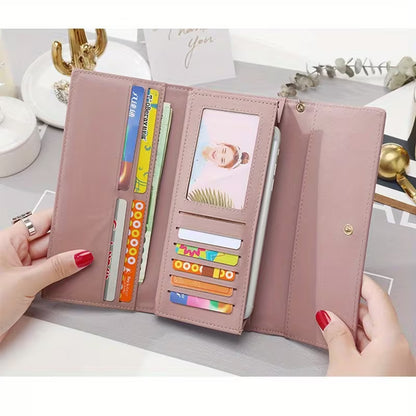 Fashion Women Wallets Long Multifunctional Purse Cool Female Clutch Card Holder