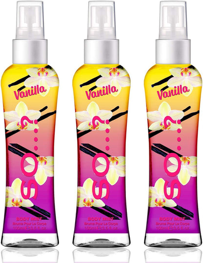 Body Mist By So…? Womens Vanilla Body Mist Fragrance Spray 100ml Bundle (Pack of 3)