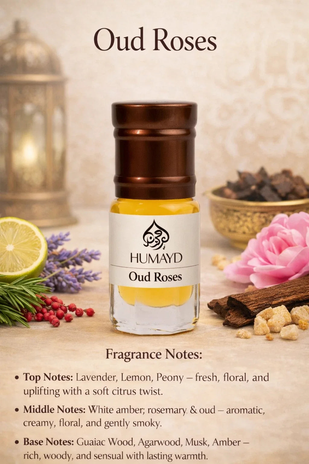 Unisex Concentrated Perfume Oil - 3ml Roll-On Attar Fragrance Selection