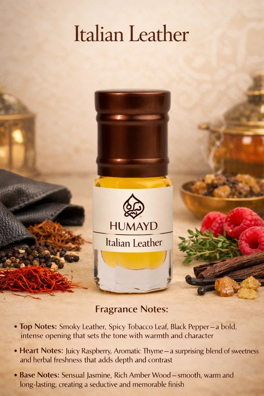 Unisex Concentrated Perfume Oil - 3ml Roll-On Attar Fragrance Selection