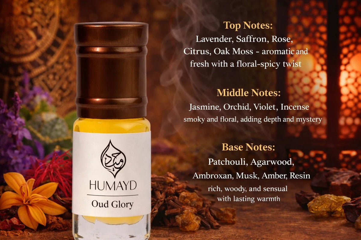 Unisex Concentrated Perfume Oil - 3ml Roll-On Attar Fragrance Selection