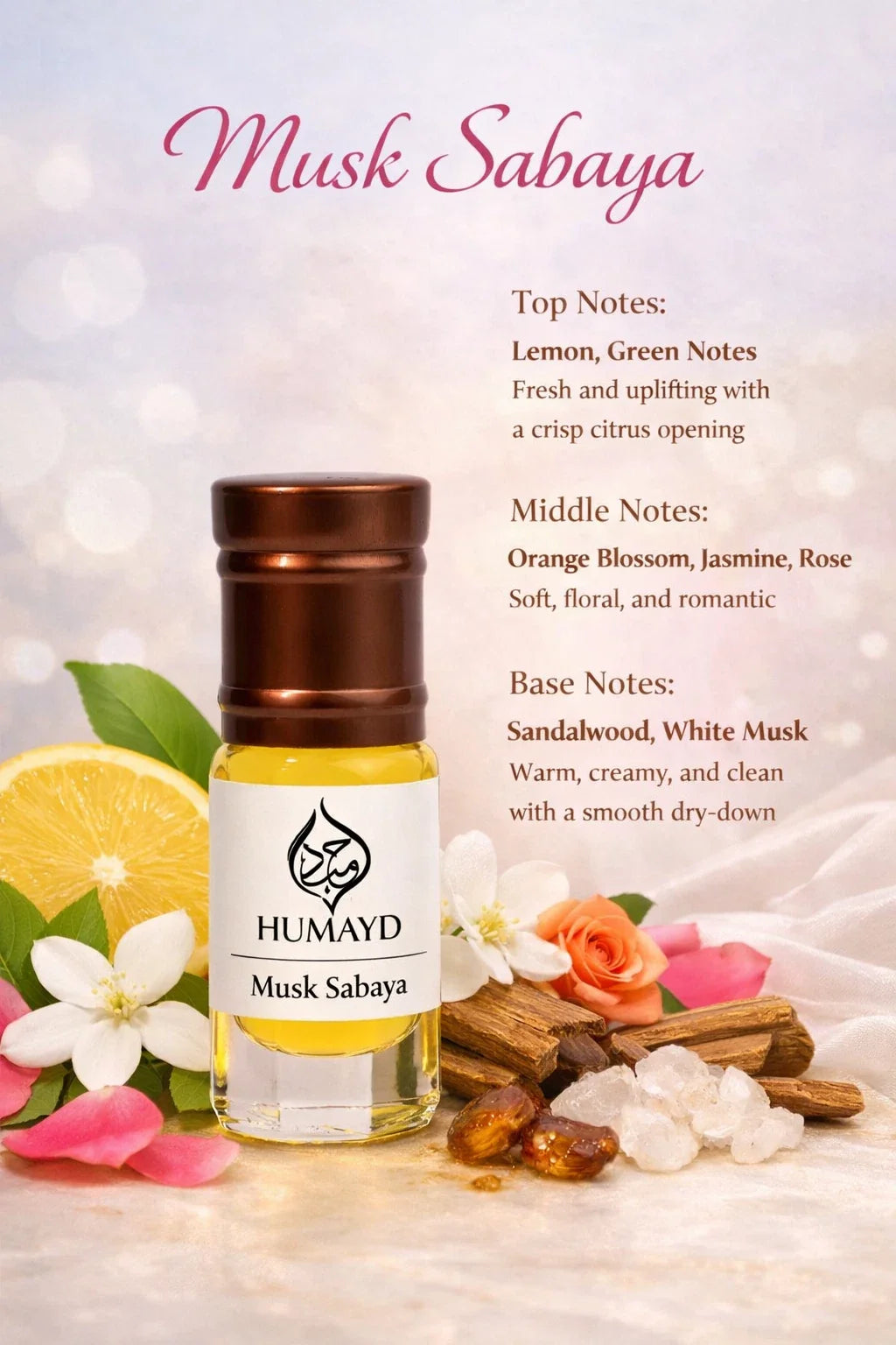 Unisex Concentrated Perfume Oil - 3ml Roll-On Attar Fragrance Selection