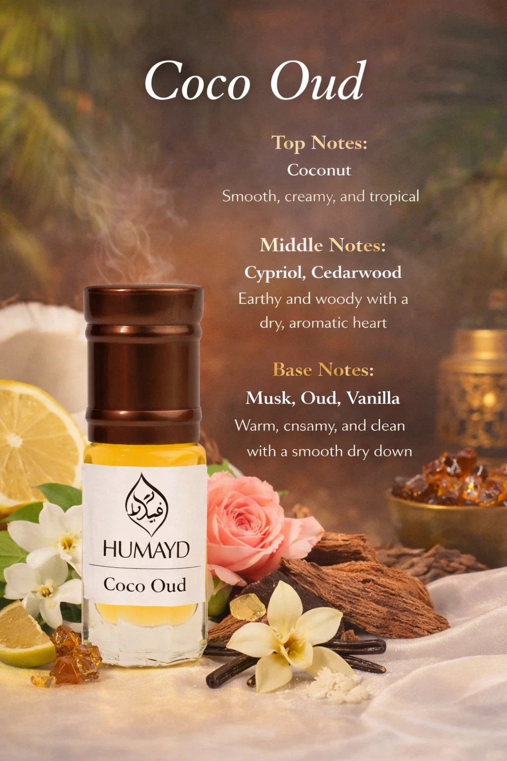 Unisex Concentrated Perfume Oil - 3ml Roll-On Attar Fragrance Selection