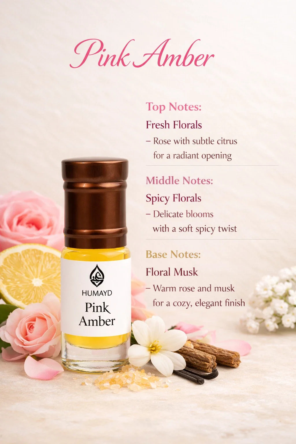 Unisex Concentrated Perfume Oil - 3ml Roll-On Attar Fragrance Selection