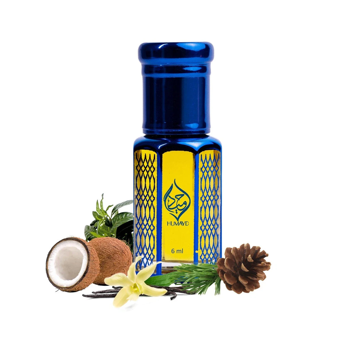 Coco Oud Perfume Oil Unisex - Arabian Coconut Attar Alcohol-Free 6ml