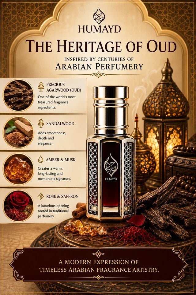 Dehnal Oud Cambodi Perfume Oil - Sweet Agarwood Oud 6ml