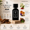 Tobacco Blaze Eau de Parfum for Men - Arabian Tobacco Leather Oud Fragrance 50ml