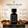 Tobacco Blaze Eau de Parfum for Men - Arabian Tobacco Leather Oud Fragrance 50ml