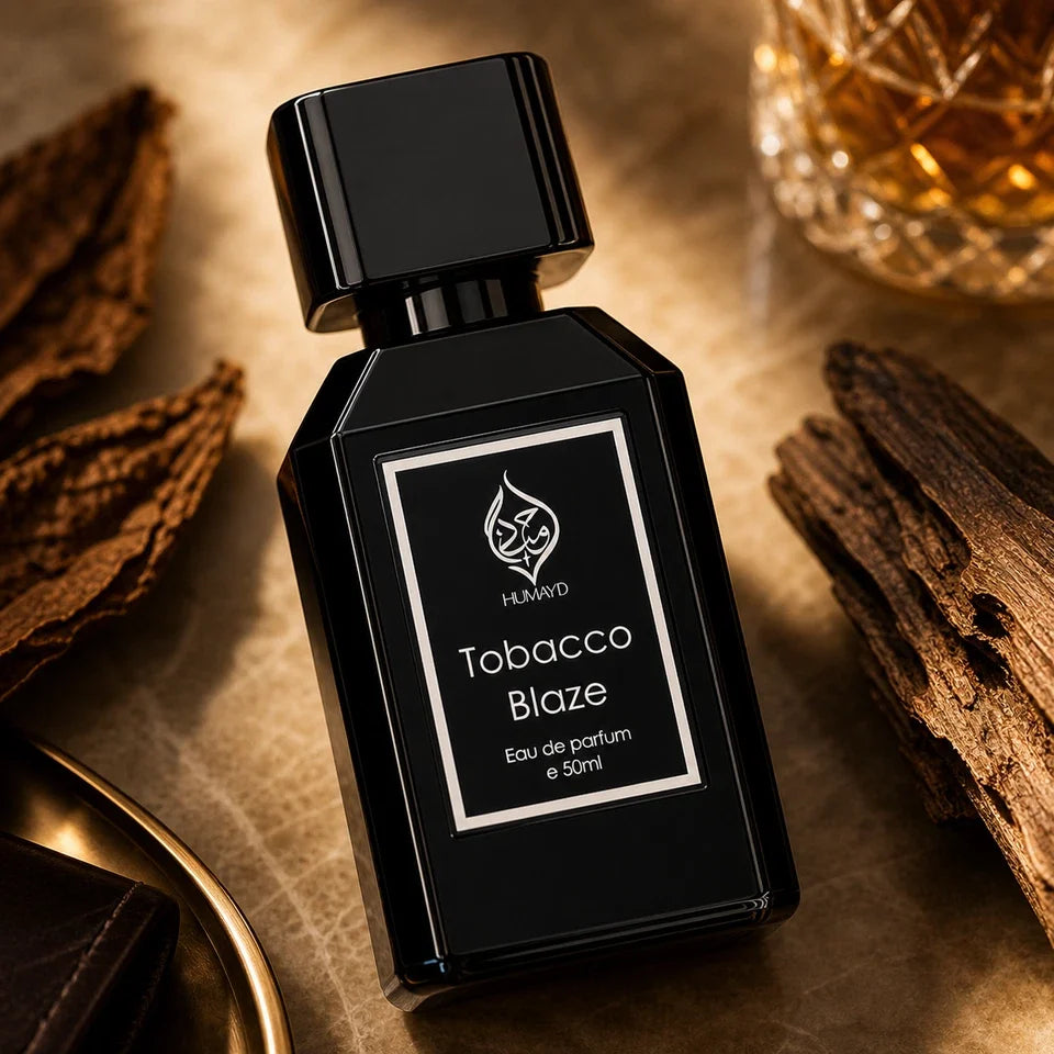 Tobacco Blaze Eau de Parfum for Men - Arabian Tobacco Leather Oud Fragrance 50ml