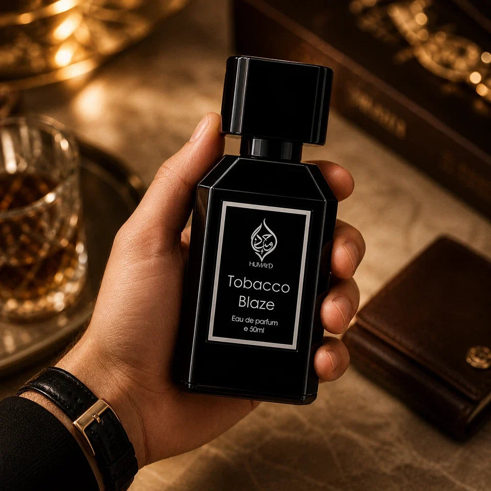 Tobacco Blaze Eau de Parfum for Men - Arabian Tobacco Leather Oud Fragrance 50ml