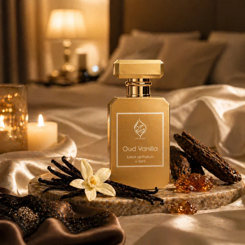 Oud Vanilla Perfume Unisex - Gourmand Long Lasting Fragrance 50ml