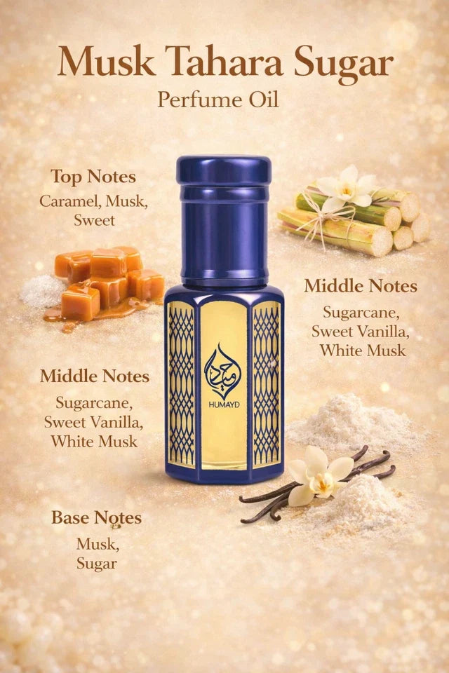 6ml Musk Perfume Oils - Arabian Attar Roll-On Alcohol Free Fragrance