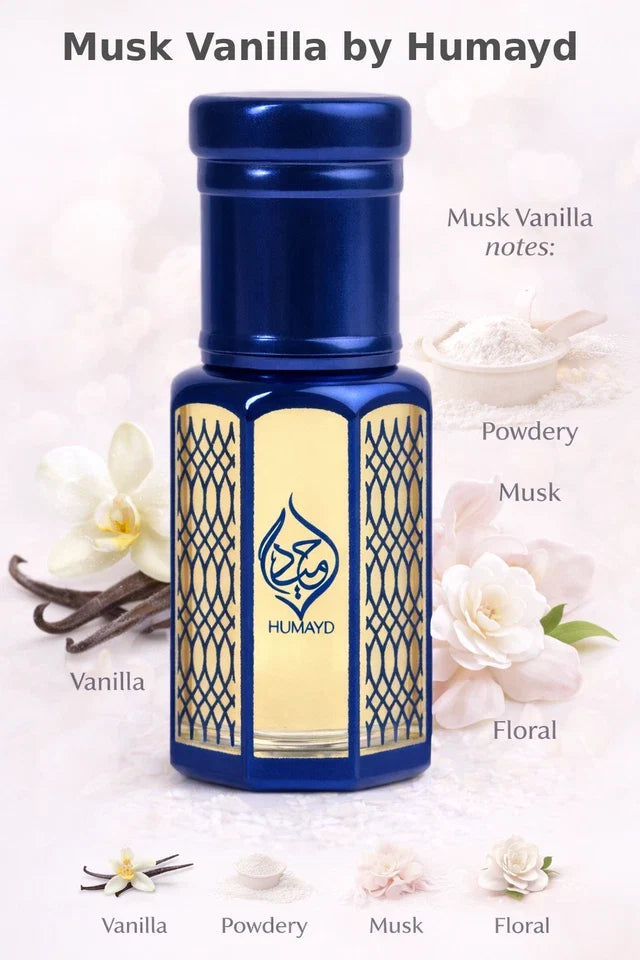 6ml Musk Perfume Oils - Arabian Attar Roll-On Alcohol Free Fragrance