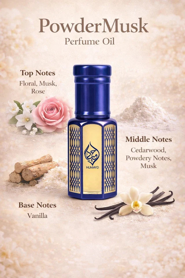 6ml Musk Perfume Oils - Arabian Attar Roll-On Alcohol Free Fragrance