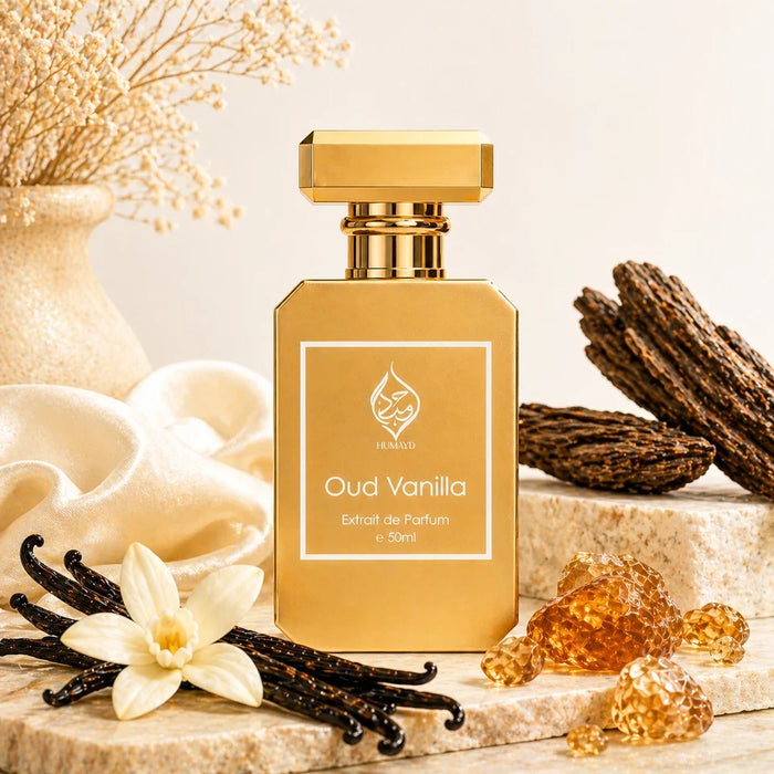 Oud Vanilla Perfume Unisex - Gourmand Long Lasting Fragrance 50ml