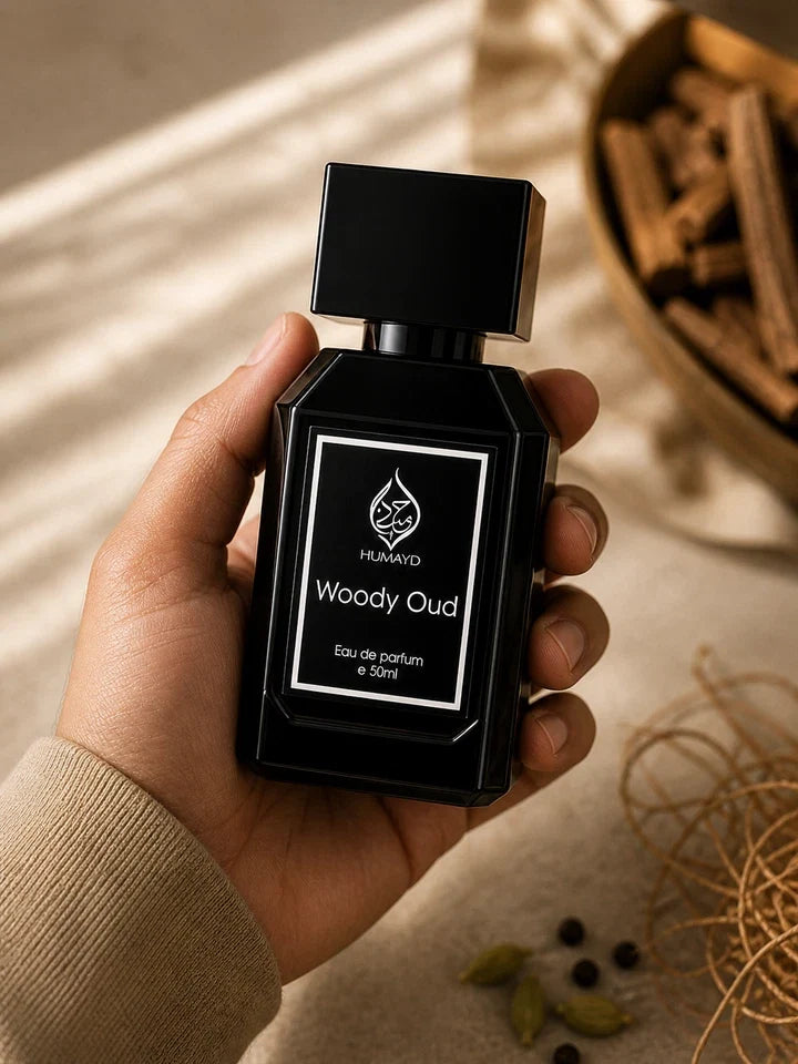 Woody Oud EDP Perfume for Men - Long Lasting Arabian Oud Fragrance 50ml