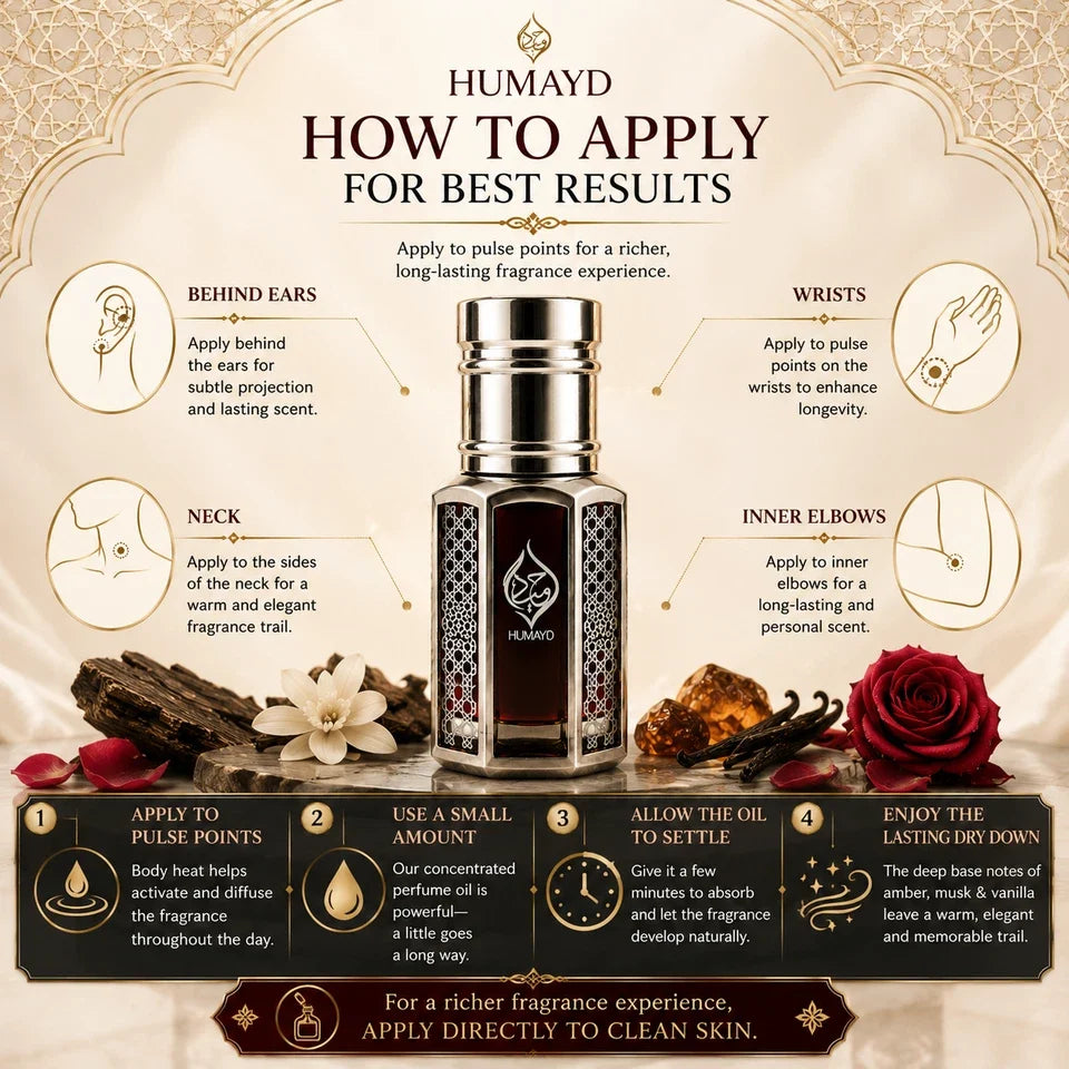 Dehnal Oud Cambodi Perfume Oil - Sweet Agarwood Oud 6ml