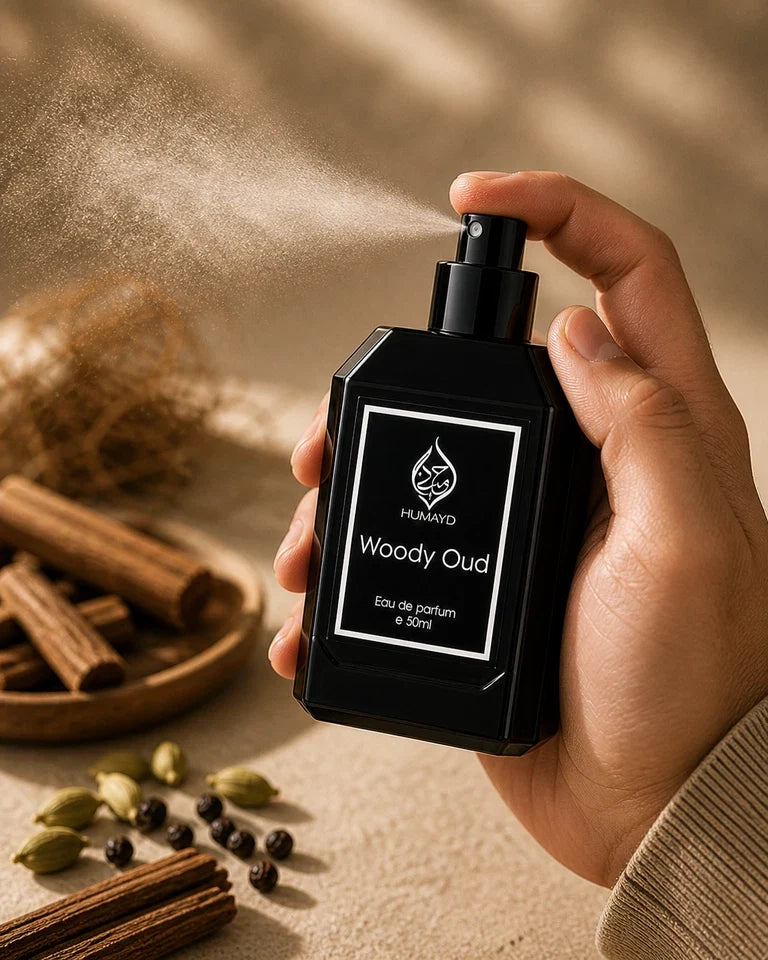 Woody Oud EDP Perfume for Men - Long Lasting Arabian Oud Fragrance 50ml