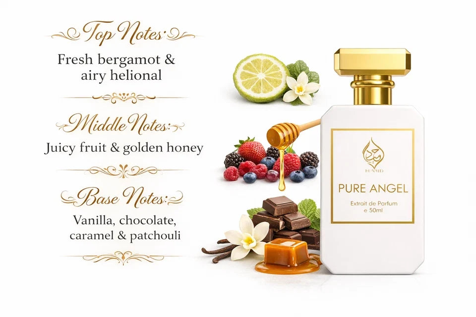 Pure Angel Extrait de Parfum for Women - Long Lasting Gourmand Floral Scent 50ml